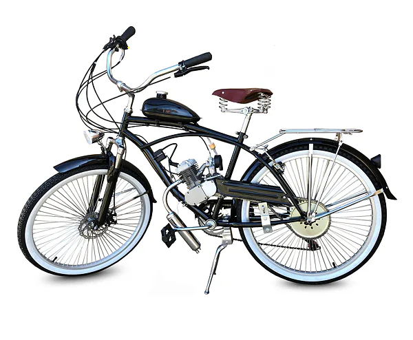 Motobicykel Petrol Biker Cruiser 80 ccm, čierny