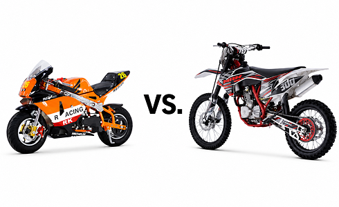 minibike vs. pitbike
