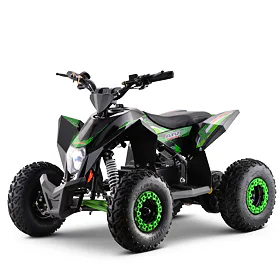 Dětská elektrická čtyřkolka FactoryTeam 1000W - Zelená
