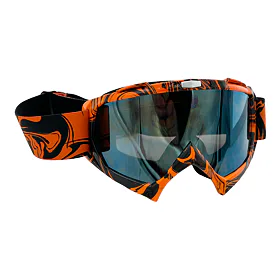 Oranžové Cross/MTB brýle - modro-zelené sklo