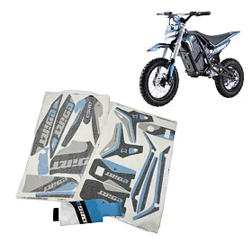 Sada polepů pro MiniRocket eDIRT, modrá