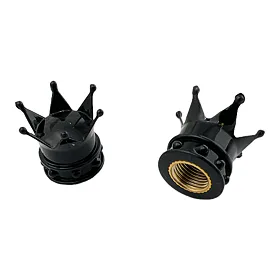Čepičky ventilků Crown, černé