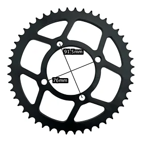 Rozeta pitbike 48 zubů pro řetěz 428