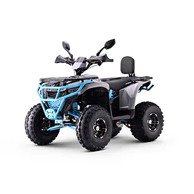 Čtyřkolka MiniRocket Troodon 3+1 Deluxe šedo-modrá