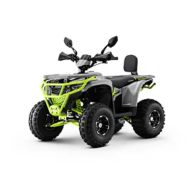 Čtyřkolka MiniRocket Troodon 3+1 Deluxe šedo-zelená