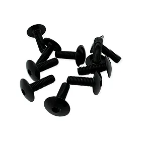 Sada ALU  šroubů M6X20mm, černá (10ks)