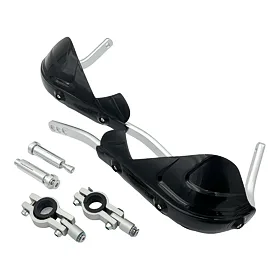 Pitbike blastry, chrániče rukou plast, hliník, černé