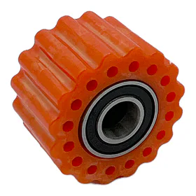 Rolnička řetězu 10mm, oranžová typ5