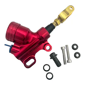 Brzdová pumpa pitbike, čtyřkolka CNC červená