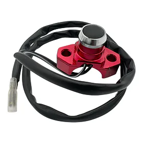 Vypínač (chcípák) pitbike, čtyřkolka CNC červený