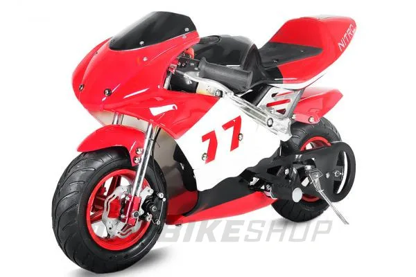 Minibike PS77, červená-čierna