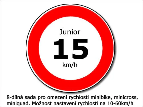 Sada pro omezení rychlosti, 8 dílů