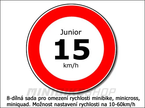 Súprava na obmedzenie rýchlosti, 8 dielov
