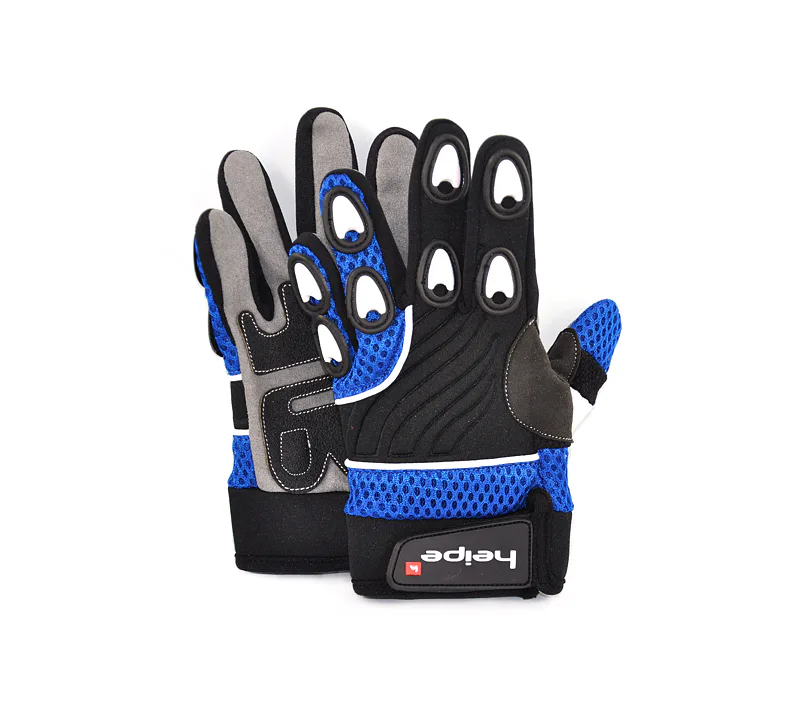 Dětské MotoCross rukavice Heipe Modré