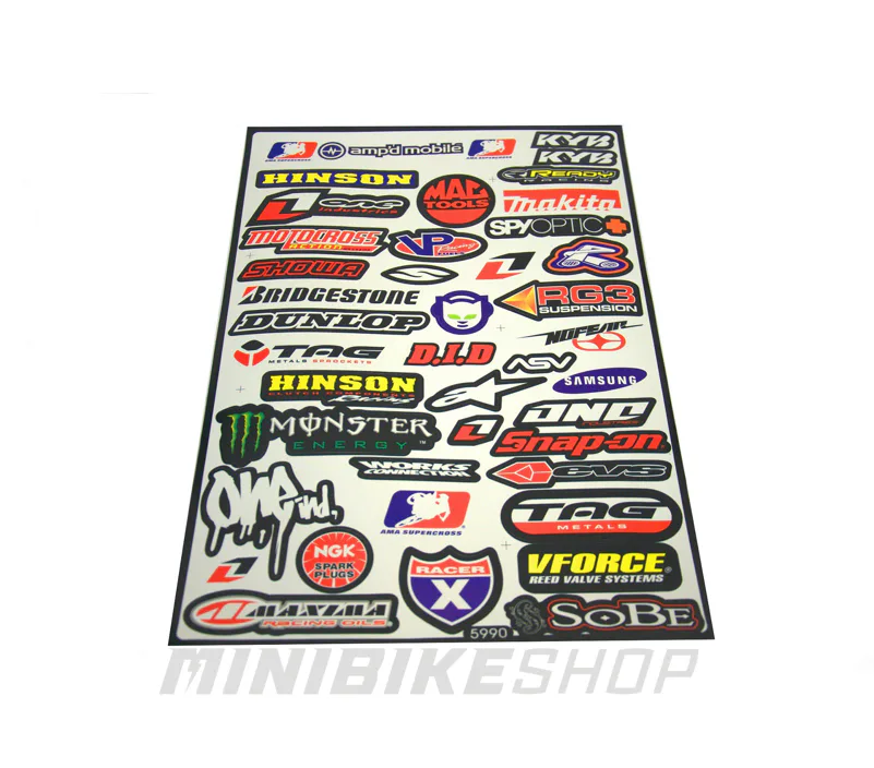 Moto polepy – hárok č. 5 – 3M
