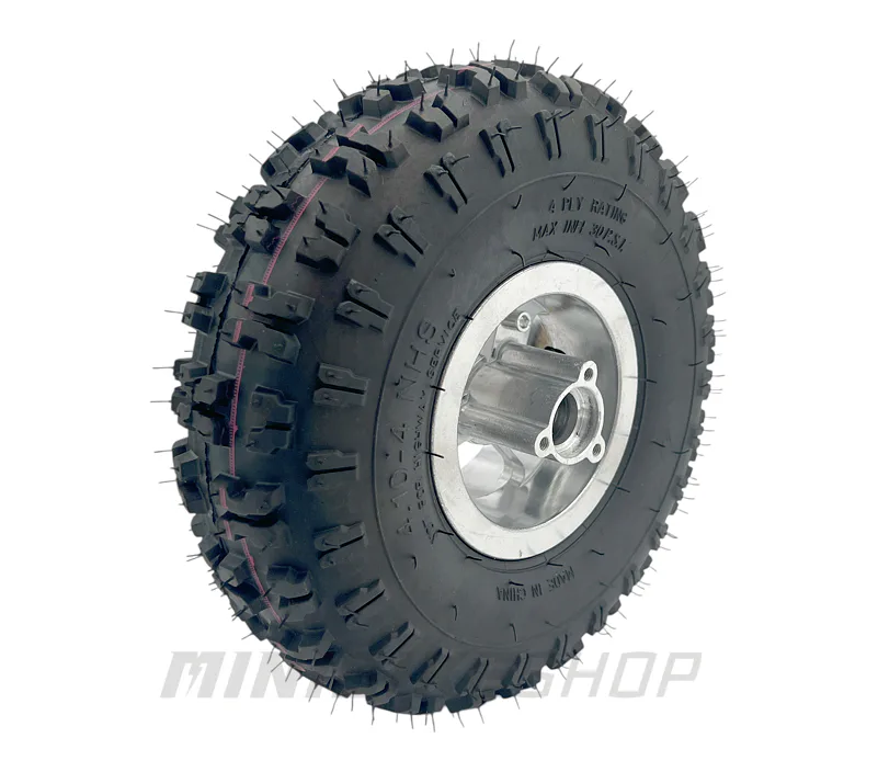 Kompletné zadné koleso pre miniquad 4.10- 4"