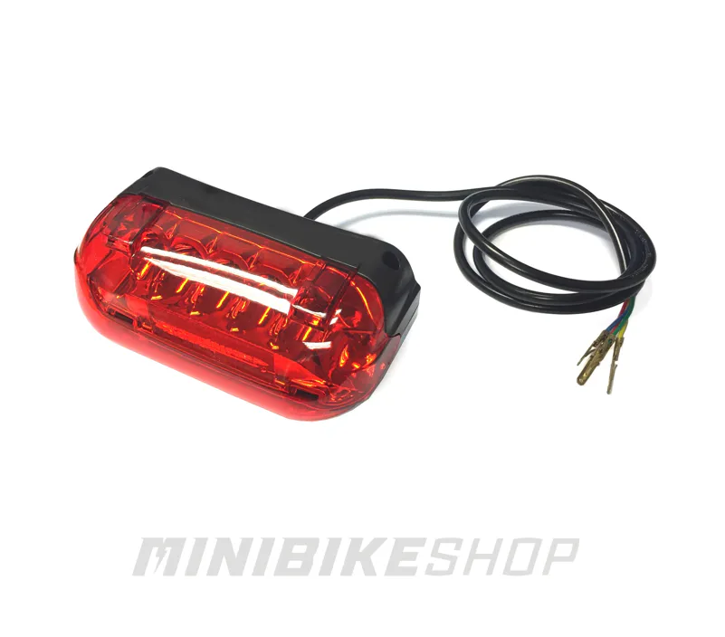 Zadné LED svetlo pre elektrické kolobežky 48V