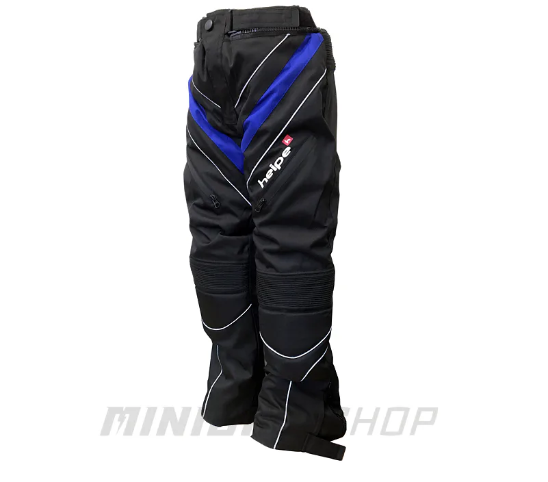 Detské moto nohavice HEIPE modré