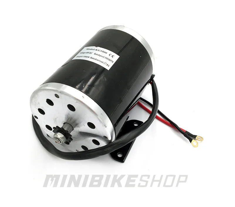 Elektromotor 1000W 48V s držiakom, 25H