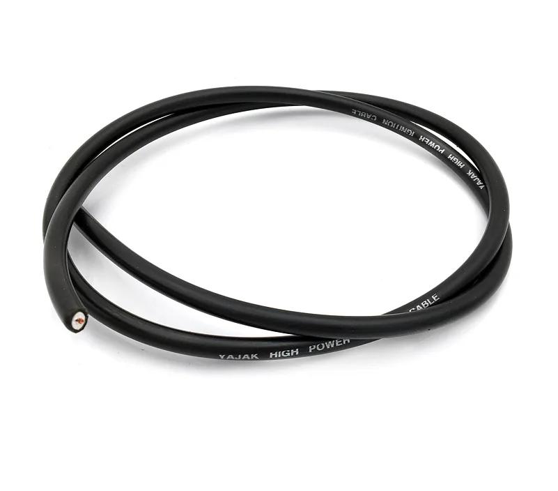 Zapalovací kabel ke svíčce černý - 1m