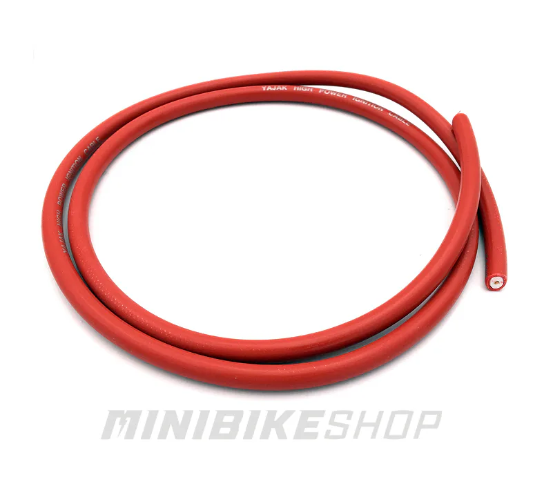 Zapaľovací kábel k sviečke červený - 1 m