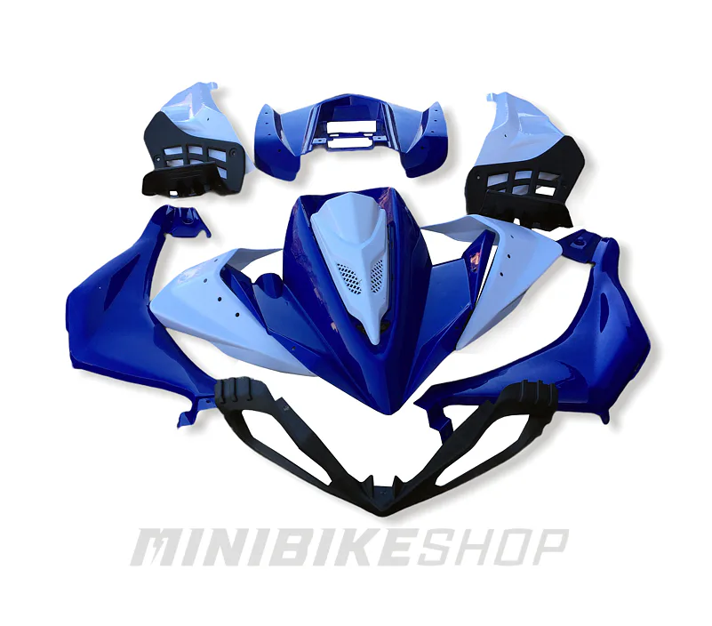 Sada plastov ATV Speedy 125ccm – modrá/biela
