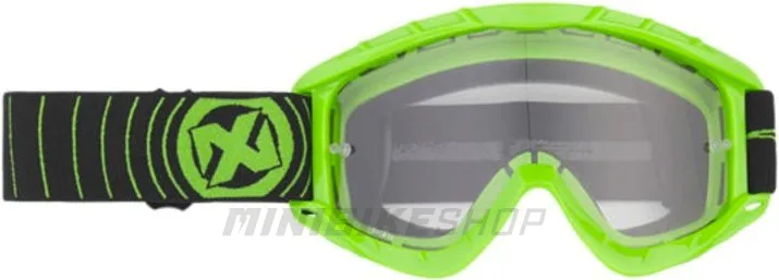 Motokrosové okuliare NOX N1 Adult Zelené Fluo