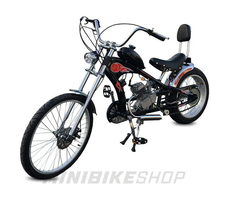 Motobicykel Petrol Biker Chopper 80cc Black