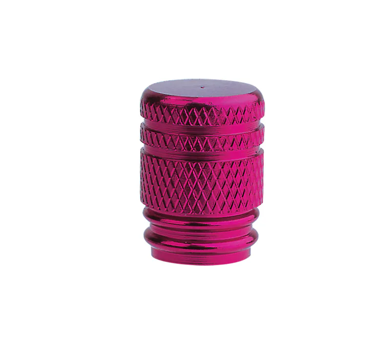 Čepičky ventilků Oxford (purpurový elox, pár)