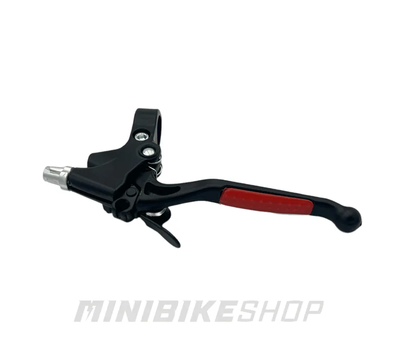 Polohovateľná páčka spojky pre motobicykel, čierno-červená