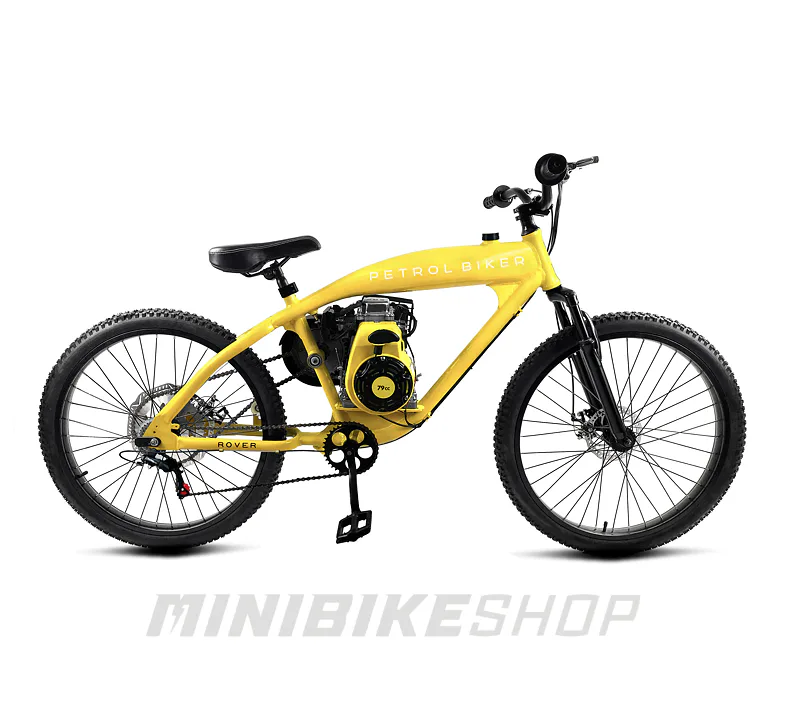 Motorový bicykel PetrolBiker Rover 79cc žltý