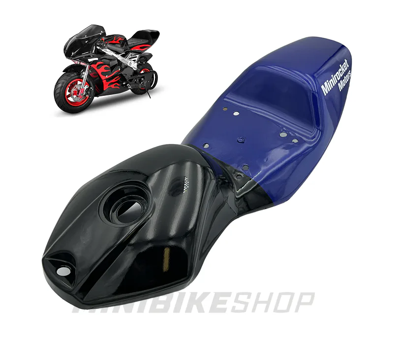 Kapotáž na minibike PS77 čierno-modrá