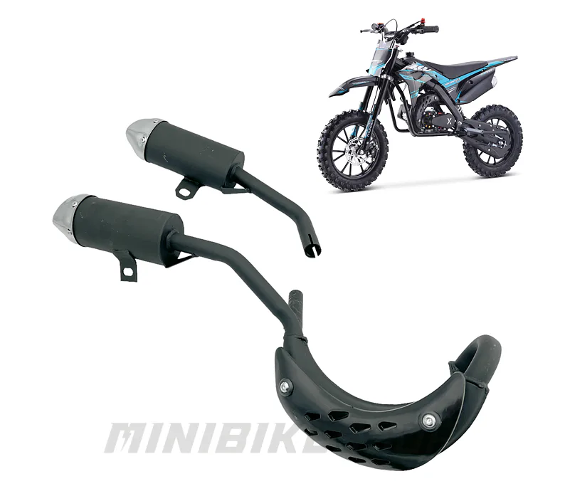 Výfuk pre minicross Thunder - dvojitá koncovka