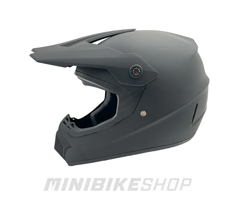 Detská motokrosová prilba Future Black Matt