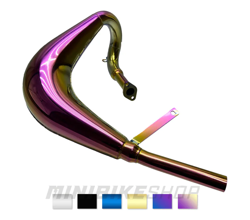 Tuningový výfuk z nehrdzavejúcej ocele pre motobicykel (MZ65 Replica)