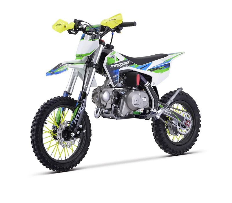 Pitbike MiniRocket DK110 Poloautomat, modrý