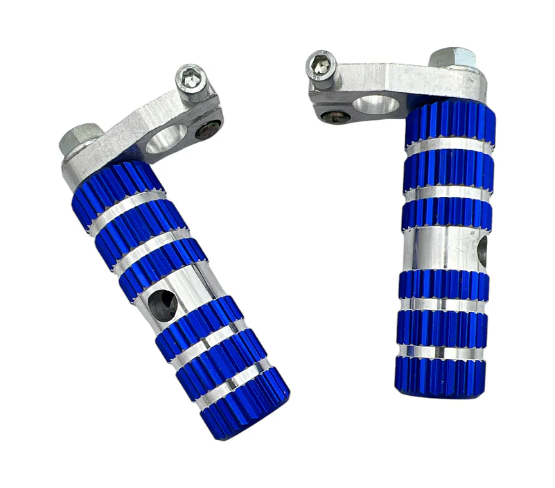 ALU stupačky pro minibike typ 2, modré