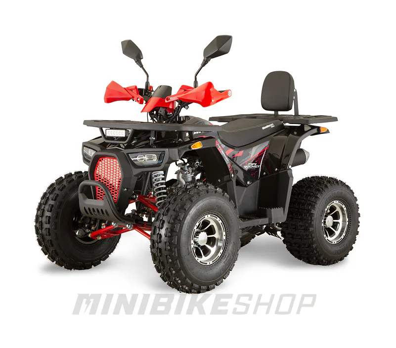 Štvorkolka MiniRocket Hunter II 125cc Deluxe Automat - Červená
