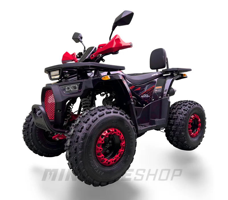 Štvorkolka MiniRocket Hunter II 125cc 3+1 - Červená