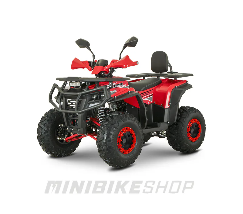 Štvorkolka MiniRocket RockRider 125cc 3+1 - Červená