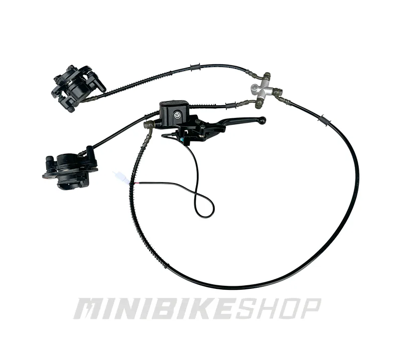 Zadná hydraulická brzda pre väčšie elektrické štvorkolky
