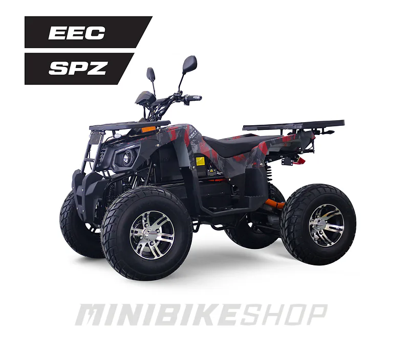 Elektrická štvorkolka MiniRocket GreenLander 3000W EČV, red camo