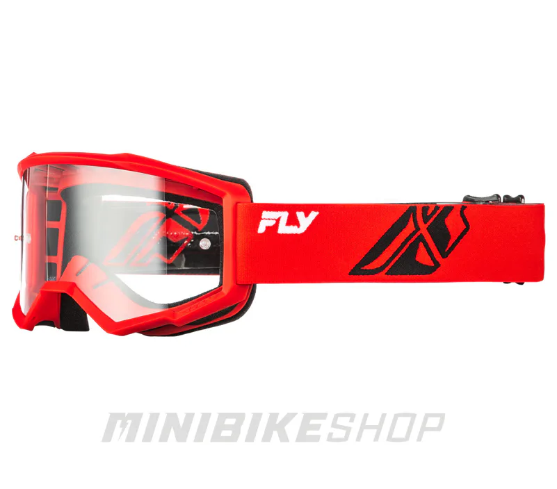 Okuliare FOCUS, FLY RACING - USA detské (červená/čierna)
