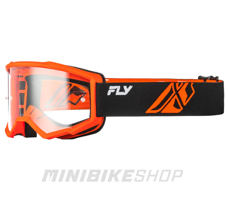 Okuliare FOCUS, FLY RACING - USA detské (čierna/oranžová)