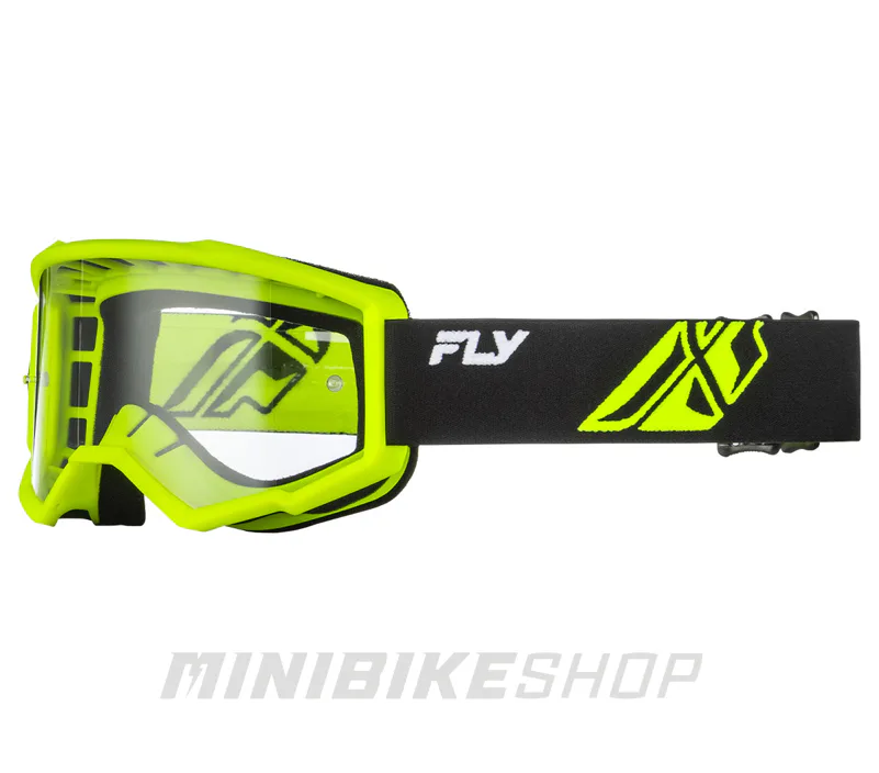 Detské okuliare FOCUS, FLY RACING - USA (čierna/hi-vis)