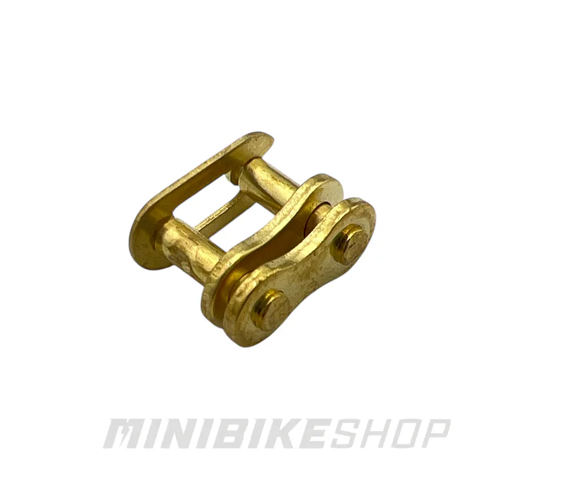 Spojka reťaze (minibike) 25H, zlatá