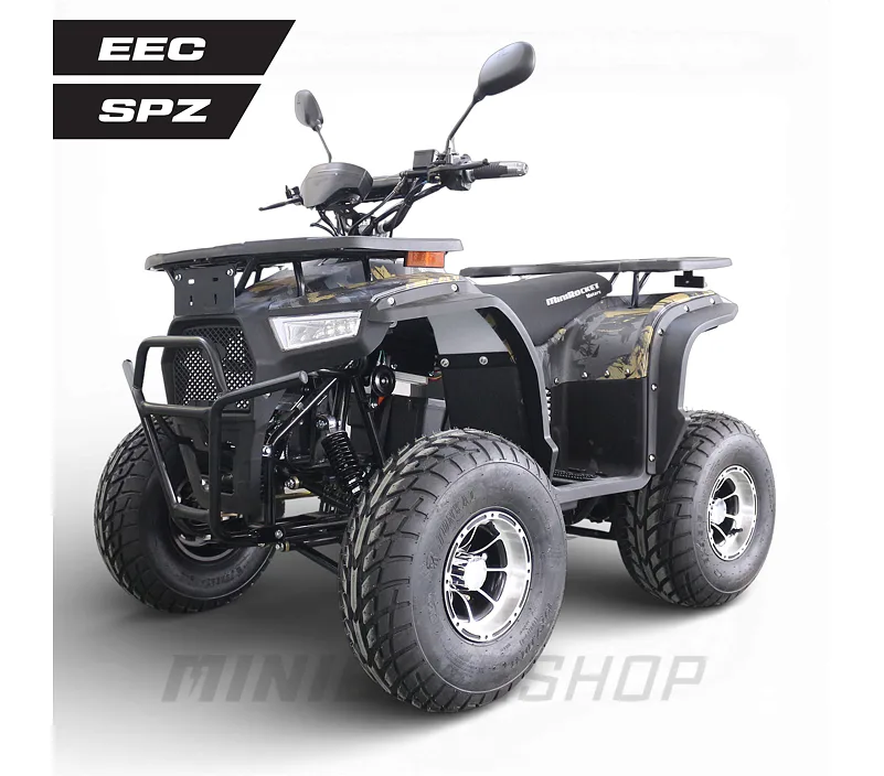 Elektrická štvorkolka MiniRocket EcoRunner 1500W ŠPZ, žltá kamufláž