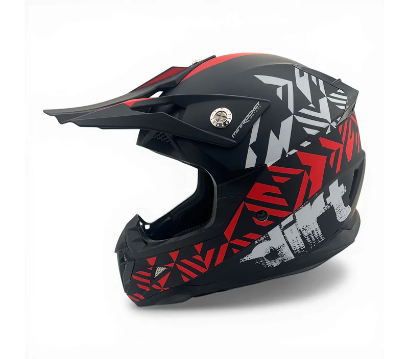 Dětská cross helma MiniRocket DIRT, Red