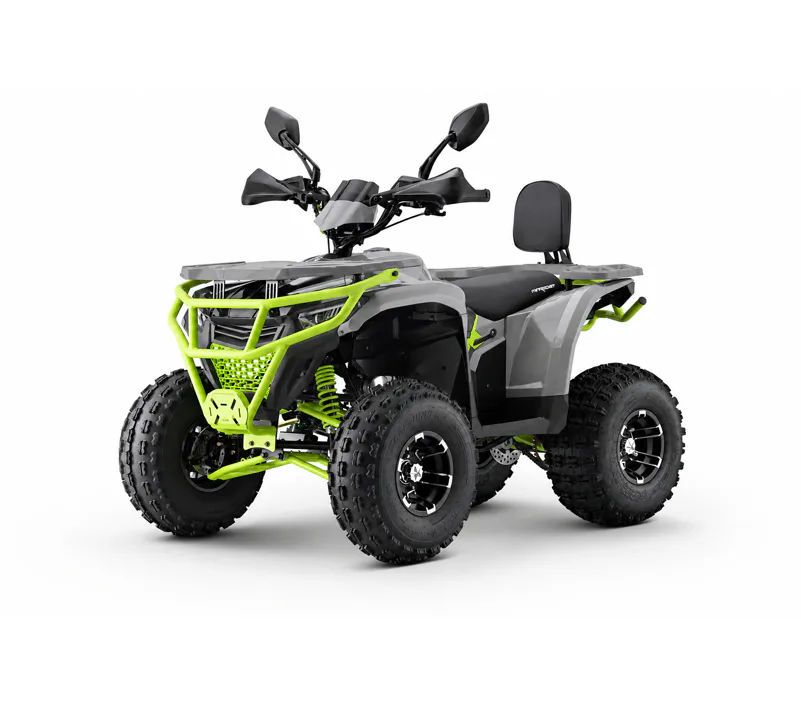Čtyřkolka MiniRocket Troodon 3+1 Deluxe šedo-zelená