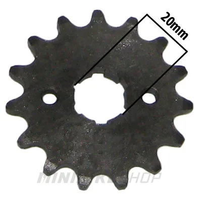 Primárne ozubené koliesko CZ, typ01 (420H, 17 z, 20 mm)